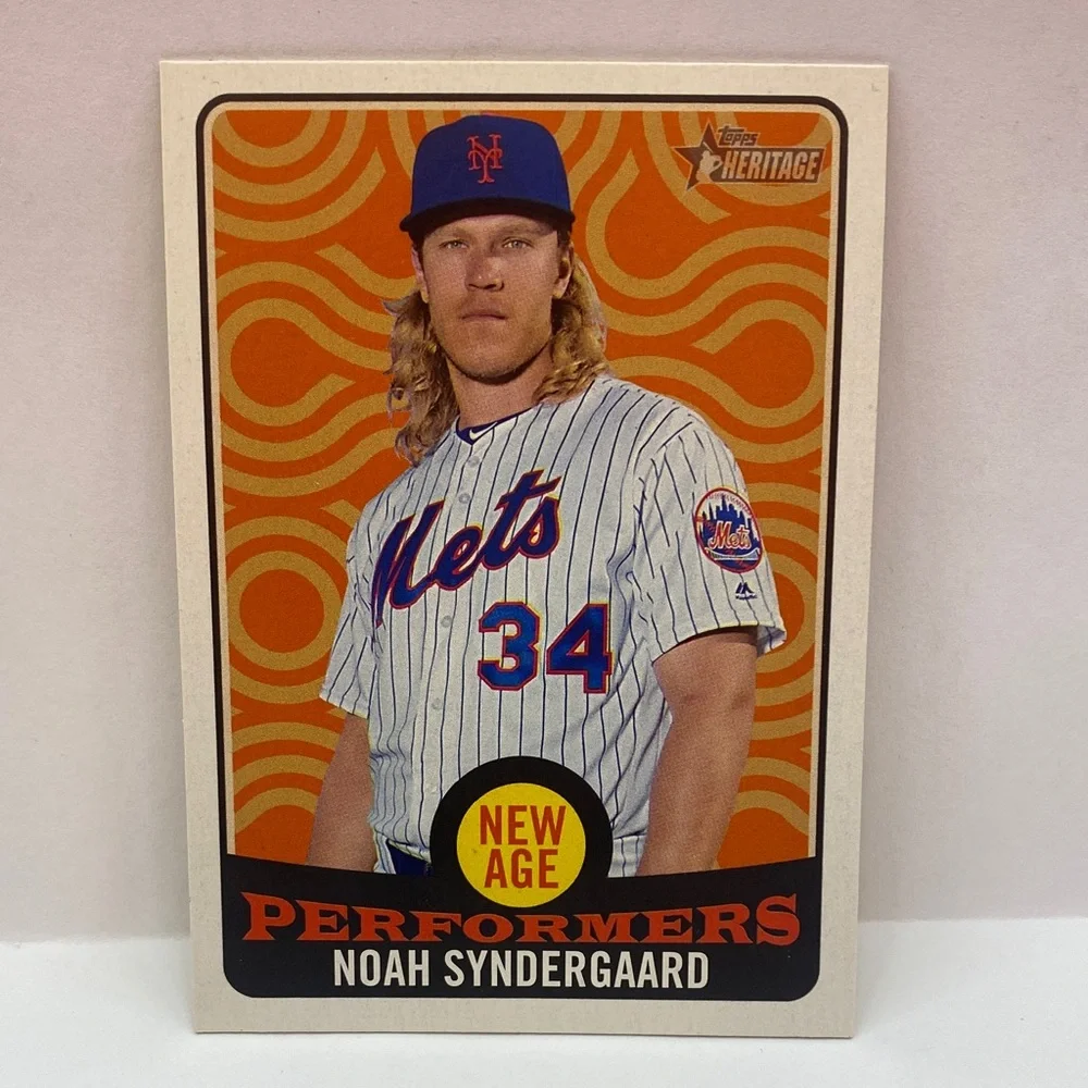 2016 Topps Heritage Noah Syndergaard Mets #16 (074)